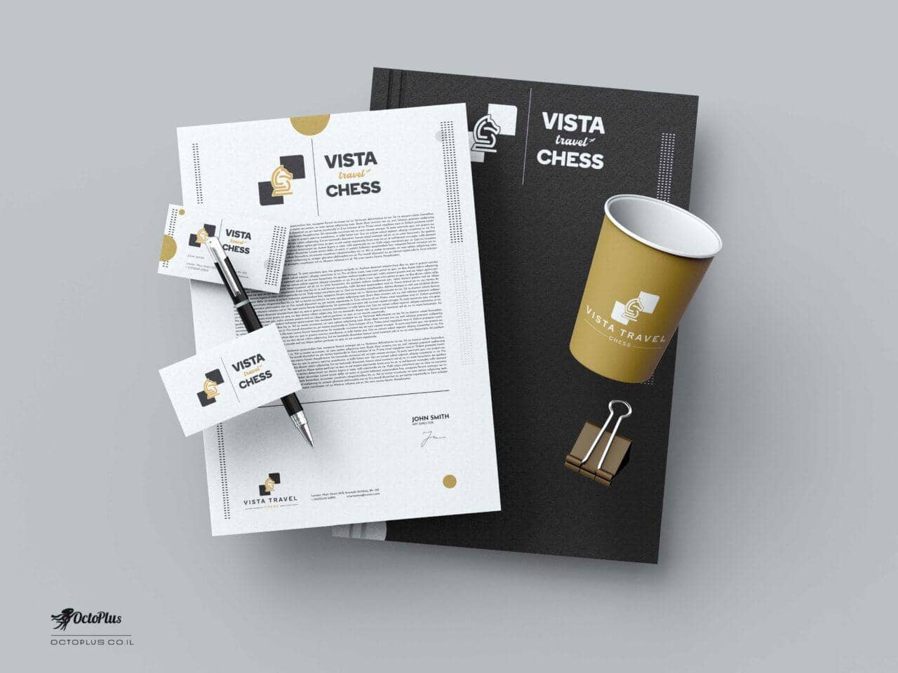 עיצוב לוגו – Chess Vista Travel