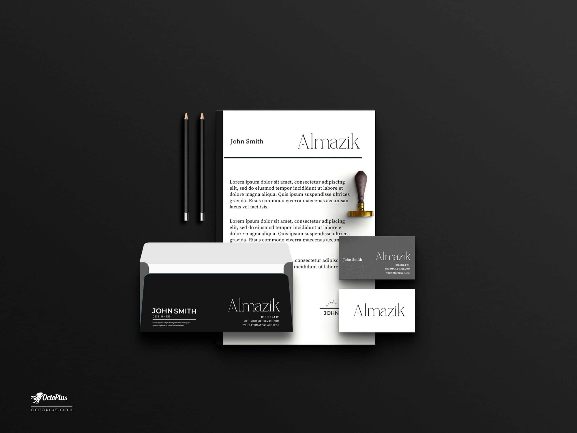עיצוב לוגו - Almazik