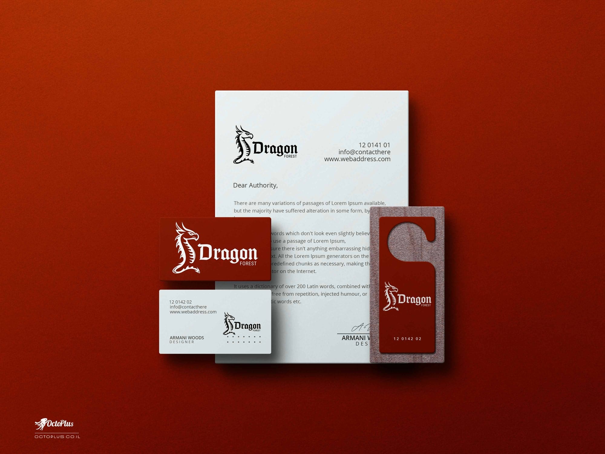 עיצוב לוגו - Dragon Forest