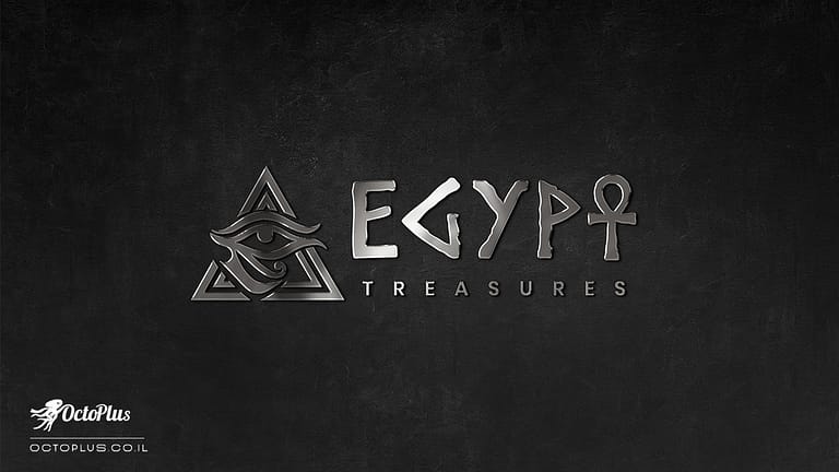 עיצוב לוגו - Egypt Treasures