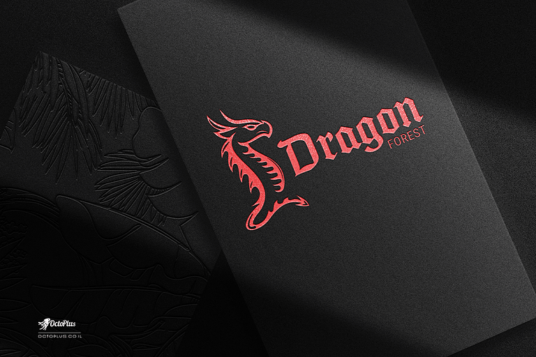 עיצוב לוגו - Dragon Forest